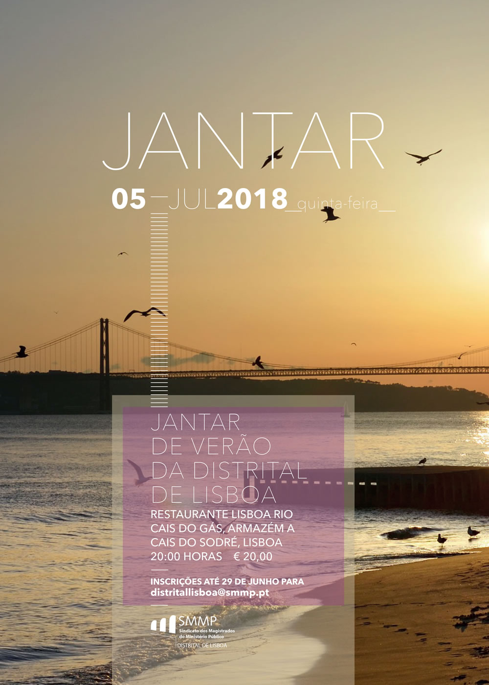 Jantar de Verão da Distrital de Lisboa – 05 de Julho